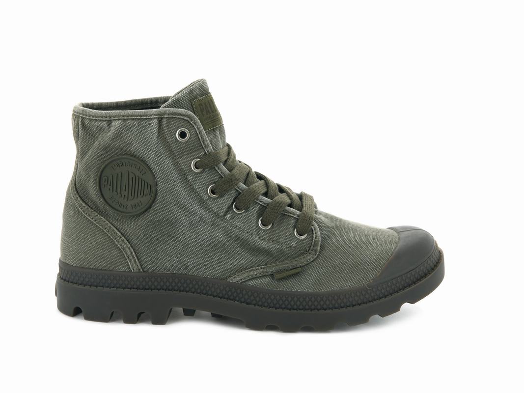 Palladium Pampa Hi Muške Čizme Tamno Maslinasto Zelene ||EJ1078943||